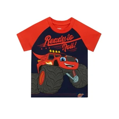 Obrázek Blaze and The Monster Machines Tshirt oblečení Dětské tričko Oficiální zboží, modrá