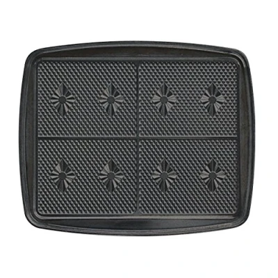 Obrázek LAGRANGE Spiel Platte von 4 Waffeln mit Beschichtung für Waffeleisen Super 2 schwarz