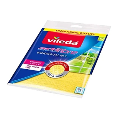 Obrázek Vileda Čisticí hadřík na sklo Actifibre, žlutý