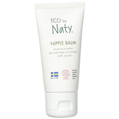 Obrázek Eco by Naty, Brustwarzensalbe, Bio zertifizierte pflanzliche Extrakte, Hypoallergen und dermatologisch getestet, 30 ml Flasche