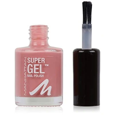 Obrázek Manhattan Super gelový lak na nehty efekt manikúru zcela bez UV světla růžový s drží až 14 dní barva Pop Princess Pink 240 1 x 12 ml