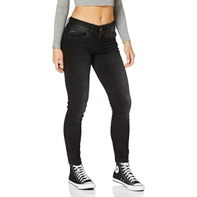 Obrázek G STAR RAW Dámské džíny Lynn Mid Waist Skinny Jeans, Modrá (3d Dark Aged 60885 8469 2967)