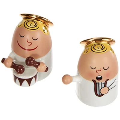 Obrázek Alessi Sada &quot;Angels Band&quot; se skládá ze dvou figurek, porcelánu, ruční dekorace