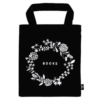 Obrázek Moses. 82698 libri_x taška na knihy Flowers ze 100% bavlny pro milovníky knih