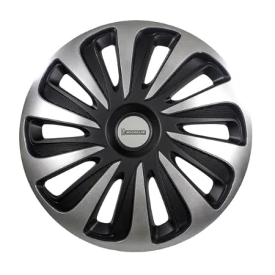 Obrázek Michelin 009123 4 x ozdobné kryty kol typ NVS 3D černá edice, 16 palců