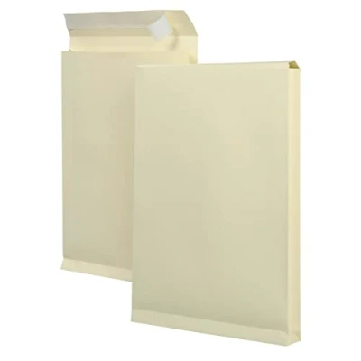 Obrázek Bong 14340 záhyb taška s Klotz podlahové E4B (262 X 371 38 mm) papír Kraft 170 g/m2, lepení se krycí proužky, ve = 125 kusů, krémová