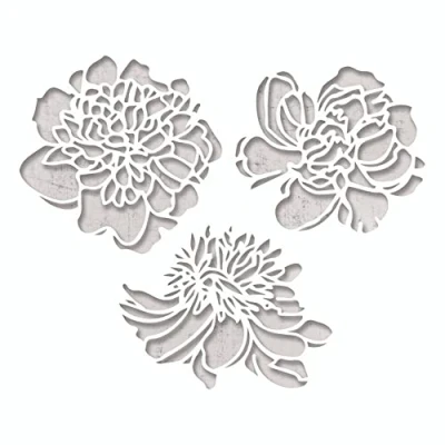 Obrázek Thinlits razicí šablony 3 kusy květy výřez od Tim Holtz