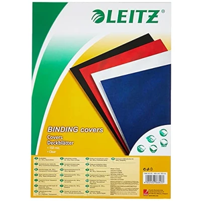 Obrázek Leitz 73860003 titulní list průhledná fólie, A4, 100 kusů, čiré