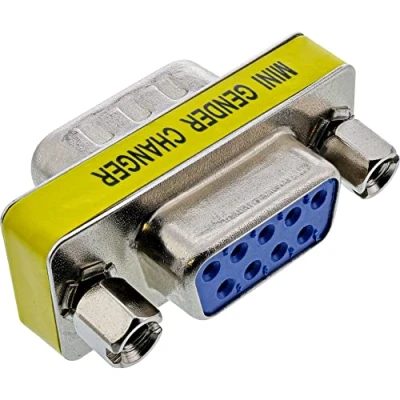 Obrázek InLine 42214 Mini Gender Changer, 9pólová zástrčka / zdířka