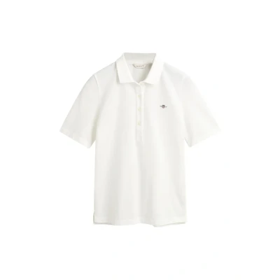 Obrázek GANT SLIM Shield Polotričko, Ženy, Velikost: XS, Eggshell