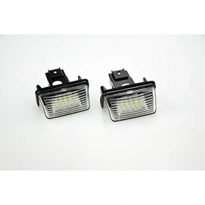 Obrázek AUTO STYLE Satz LED Nummerschildbeleuchtung kompatibel mit Citroën/Peugeot diverse Modelle