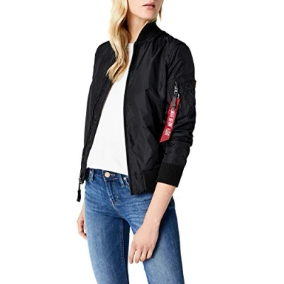 Obrázek Alpha Industries MA1 TT WMN Bomber bunda, Ženy, Velikost: Medium, Black
