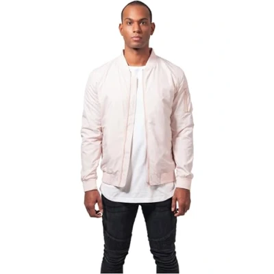 Obrázek Urban Classics Light Bomber Jacket bunda, Muži, Velikost: Medium, pink