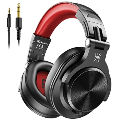 Obrázek OneOdio sluchátka přes Ear, DJ s kabelem, profesionálně uzavřená studiová HiFi se sdíleným portem pro E buben, klavír, kytara, AMP Recording Monitoring