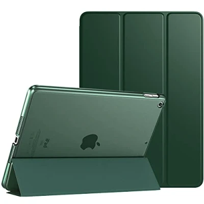 Obrázek TiMOVO pouzdro pro iPad 9. Generation 2021/iPad 8. 2020/iPad 7. 2019, ultra tenké průhledné ochranné Smart Cover s automatickým spánkem/hlídáním 10,2&quot;, noční