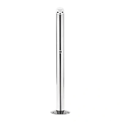 Obrázek Stilvoller Bolero Bodenaschenbecher aus Metall, Edelstahl, zylinderförmiger Aschenbecher für den Außenbereich, Größe: 920 (H) x 75 (Ø) mm Kneipen, Restaurants, Büros, privaten Gebrauch, CG045