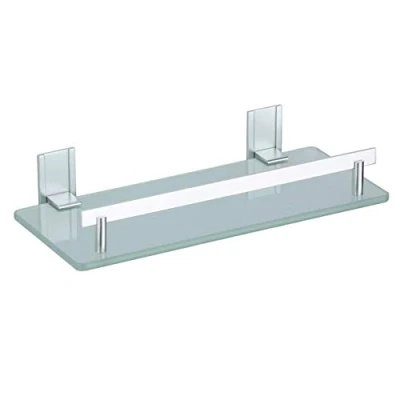 Obrázek MSV Tabarca hliník a sklo police, 30 x 13 cm