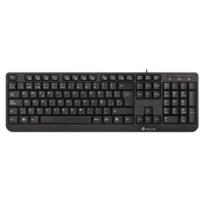 Obrázek NGS FUNKYV3 USB Tastatur mit 12 Multimedia Tasten, 140cm Kabel und Plug&amp;Play Funktion (Spanische QWERTY)