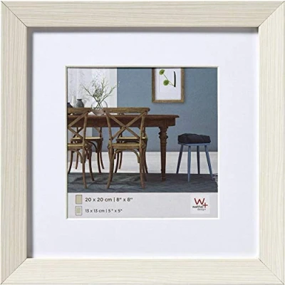 Obrázek walther design Rámeček bílý 40 x cm s paspartou, Fiorito dřevěný rám EF440W