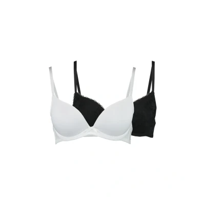 Obrázek Dorina Sonia Plunge BRA 2 PACK Pushup podprsenka, Ženy, Velikost: 70A, Black/white