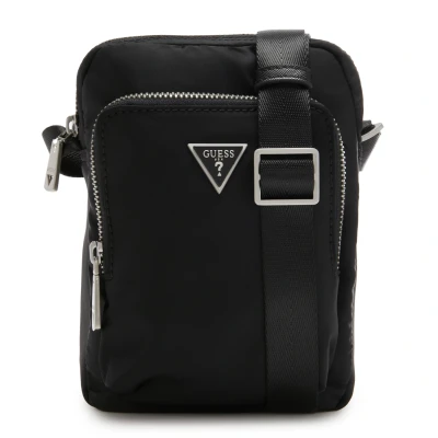 Obrázek Guess Certosa Nylon ECO Unisex Taška s příčným popruhem, Velikost: One Size, Black