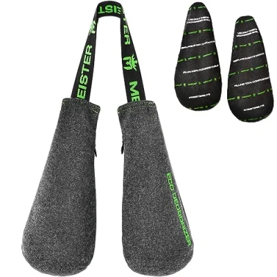 Obrázek Meister Ekologický deodorant pro boty a rukavice, s doplňovacím balíčkem absorbuje pachy, silný, doplňovací zásoba na 1 rok, pánské, Dark Charcoal / Neon Green, Shoes &amp; Large Gloves