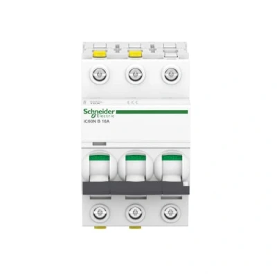 Obrázek Schneider Electric A9F03320 jistič vedení iC60N, 3P, 20A, charakteristika B