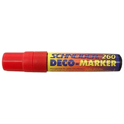 Obrázek Schneider Novus 126002 Deco Zvýrazňovače 260, 4 + 7 15 mm, Červená