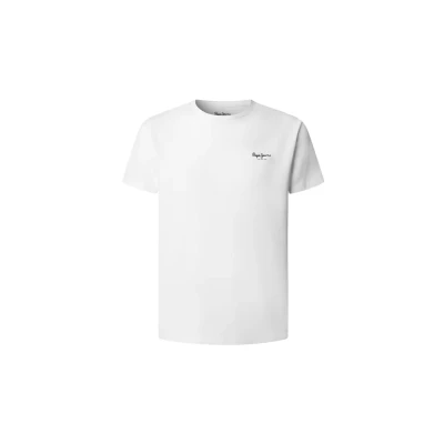 Obrázek Pepe Jeans Original Jednoduché tričko, Muži, Velikost: Large, White