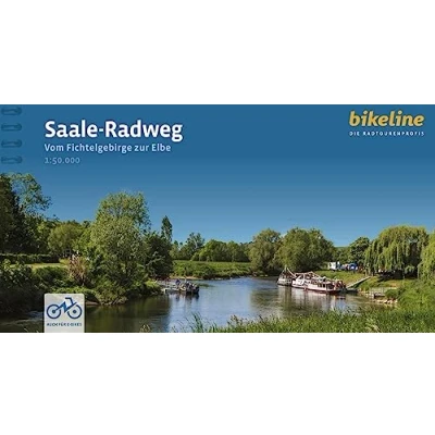 Obrázek Saale Radweg: Vom Fichtelgebirge zur Elbe, 1:50.000, 410 km, wetterfest/reißfest, GPS Tracks Download, LiveUpdate (Bikeline Radtourenbücher)