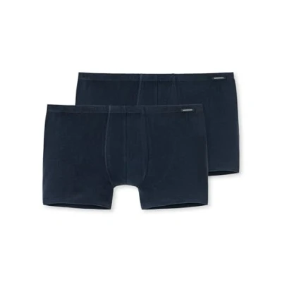 Obrázek Schiesser Essential Shorts 2 PACK Boxerky, Muži, Velikost: Small, Dunkelblau