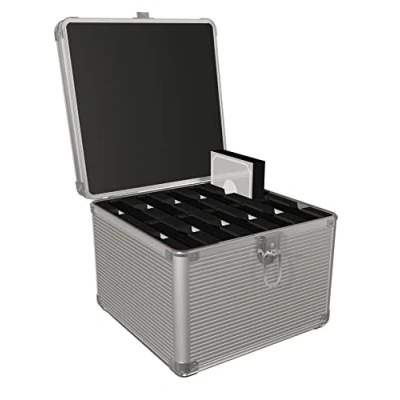 Obrázek Icy Box IB AC628 plastový ochranný obal pro 10x 2,5&quot;/3,5&quot; mechaniky vč. ochrany proti statickému náboji a nárazům (stříbrný)