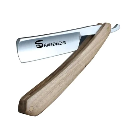 Obrázek Pánský holicí štětec na holení s boxem manuální rukojeť Classic Wood Barber strojek (hnědá)