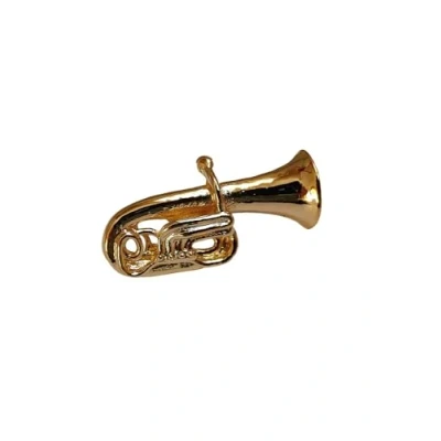 Obrázek GEWA 980041 unisex brosche špendlík Tuba, zlatá barva