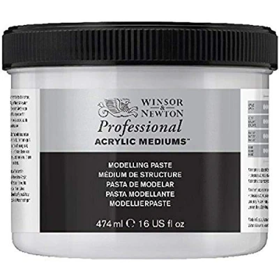 Obrázek Winsor &amp; Newton 3050917 modelovací pasta, strukturovaný prostředek pro akrylové barvy 474 ml hrnec