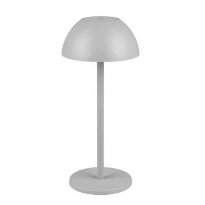 Obrázek Reality svítidla LED venkovní akumulátorová stolní lampa Ricardo R54106177, plast Ultimate šedá, vč. 1. 7 W LED, 4 x Touch