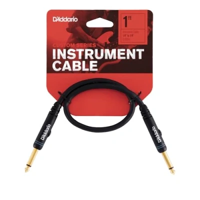 Obrázek Planet Waves PW PC 01 Custom Serie Patchkabel 0,305 m (1 stopa) černý