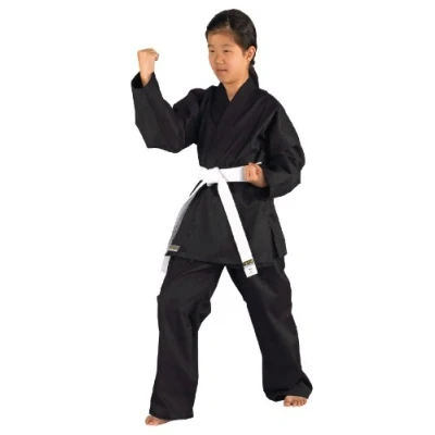 Obrázek KWON Dětská souprava pro bojové sporty Karatea Shadow, černá, 110 cm, 55110110