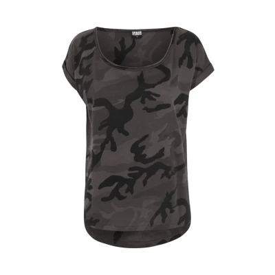 Obrázek Urban Classics CAMO Triko s potiskem, Ženy, Velikost: XS, Dark green