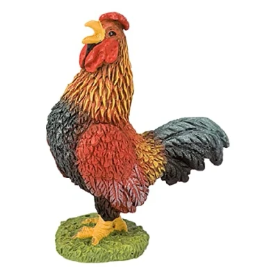 Obrázek Bullyland 62315 Figurka na hraní Kohouta krmící, cca 5,4 cm velká zvířecí figurka, věrná do detailu, bez PVC, ideální jako malý dárek pro děti od 3 let
