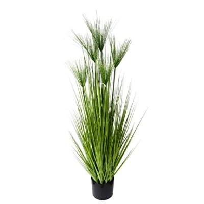 Obrázek Flair Flower Kyperská tráva v květináči, plast, zelená 75 cm