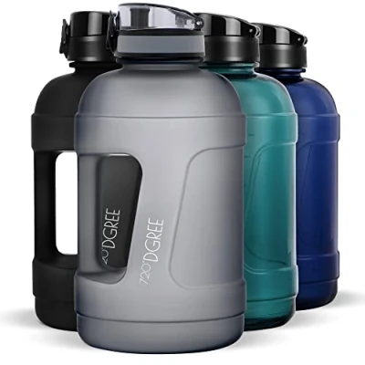 Obrázek 720DGREE fitness láhev na pití s rukojetí &quot;uberBottle Jug&quot; 2300 ml bez BPA, zabezpečená proti protékání velká XXL vodu sport, posilování, cvičení láhev, sportovní