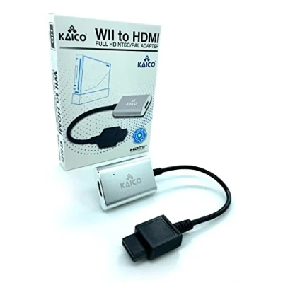 Obrázek Kaico Wii HDMI Adapter for Nintendo Supports Component Output Easy Plug &amp; Play Consoles Compatible with NTSC PAL