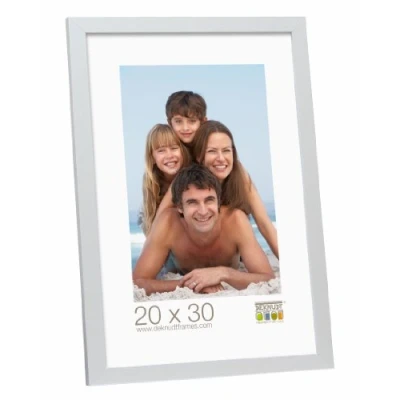 Obrázek Deknudt Frames S44CD1 30.0X45.0 rámeček na obrázky, dřevo/MDF, jednoduchý styl, úzký, 48,5 x 33,5 1,47 cm, stříbrná barva