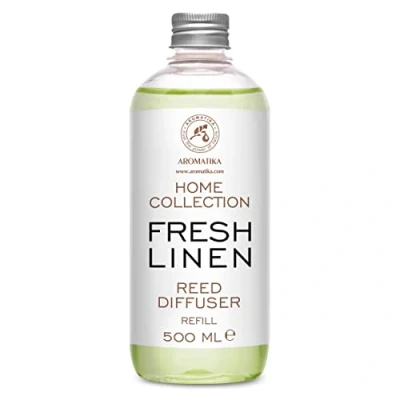 Obrázek difuzér pro pokojovou vůni náplň Čerstvé prádlo 500 ml doplňovací balení difuzor vůně Reed Refill Fresh Linen místnosti pokojová doplňování vzduchu v
