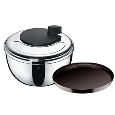 Obrázek WMF Gourmet Salátová sušička 25,4 cm, nerezová ocel Cromargan, leštěná, plastové sítko, vhodné do myčky