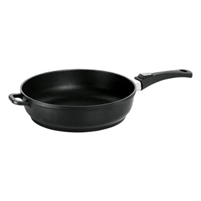 Obrázek Berndes pánev Vario Click 32 cm, indukční, vysoký okraj, s odnímatelnou rukojetí, vhodná pro všechny sporáky, robustní hliníkový odlitek, nepřilnavý povrch, černá