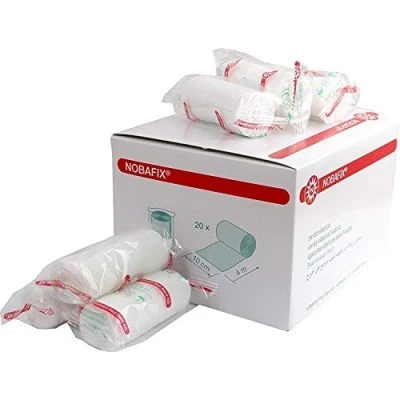 Obrázek NOBA FIX elastické gázové obvazy, 20 kusů, 10 cm x 4 m