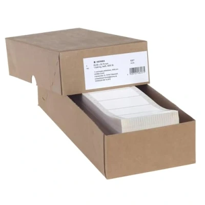 Obrázek HERMA 8207 počítačové etikety nekonečné, 68,58 x 35,7 mm, 1vodivé, 4000 kusů, samolepicí, nekonečné nálepky s okrajem vodicího otvoru, matné, prázdné papírové etikety, bílé