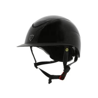 Obrázek Bezpečnostní helma EQUITHEME Wings MIPS black shiny (58 60)